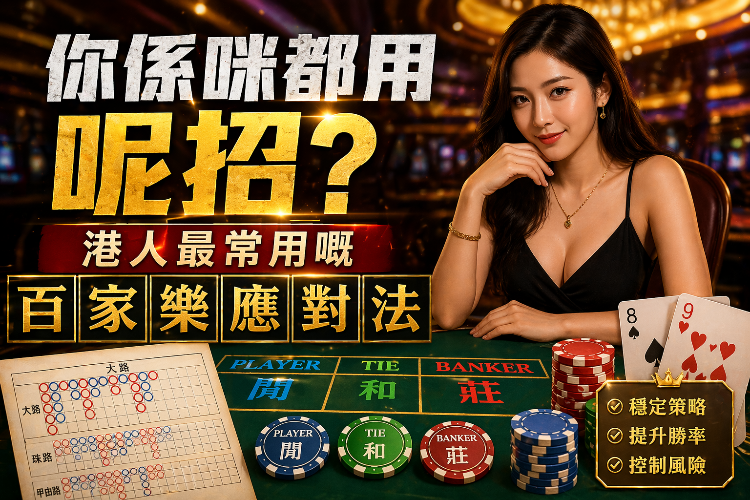 你係咪都用呢招？港人最常用嘅百家樂應對法